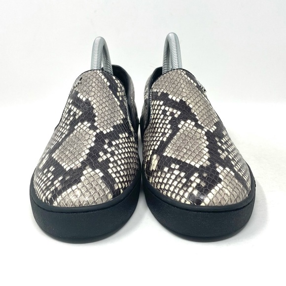 Michael Kors Slip On Sneaker Snakeskin Black‎ Womens 8 - Picture 3 of 9